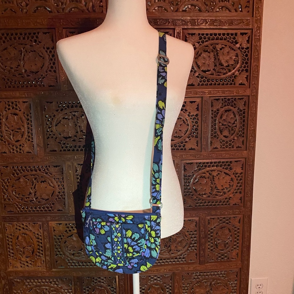 Vera Bradley Indigo Pop small crossbody bag